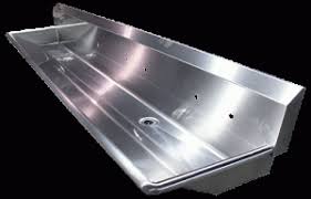 stainless steel trough sink
