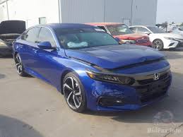 Find 2020 blue honda accord here Honda Accord Sport 2020 Blue 1 5l 4 Vin 1hgcv1f3xla015790 Free Car History