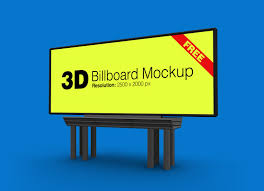 A 3d Generated Outdoor Advertising Billboard Mockup Psd To Showcase Hoarding Design Of Your Billboard Mockup Outdoor Advertising Outdoor Advertising Billboard