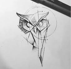 Tendance 2017 Tendances De Tatouage Hibou J Adore La Chouette Pour Le Reve Big Little One Li Geometric Owl Tattoo Geometric Tattoos Men Geometric Tattoo