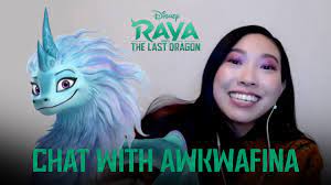Awkwafina lends her voice for the role of sisu, the last dragon in existence after her species sacrificed themselves to destroy the druun 500 years before the events of raya and the last dragon. Disney S Raya And The Last Dragon Chats With Awkwafina Youtube