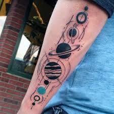 Top 33 Solar System Planet Tattoo Ideas 2021 Inspiration Guide