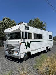 Image result for White 1970 Motor Home