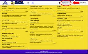 Jika wakil membuat permohonan bagi pihak pembayar cukai, sila kemukakan : Ezhasil Site Info