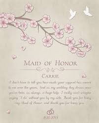 Maid Of Honor Gift Gift For Maid Of Honor Bridal Party Etsy In 2020 Maid Of Honour Gifts Bridesmaid Poems Gifts For Wedding Party