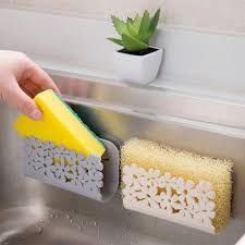 Cut as many squares as you would like to have finished sponges out of all fabrics. Sponge Holder Trendy House Tricks