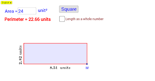 By bogna szyk and hanna pamuła, phd candidate. Area And Perimeter Of Rectangle Fixed Area Geogebra