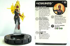 The shared universe, much like the original marvel universe in comic books, was established by crossing it also holds the record for most nominations (and second for most wins after star wars) for mcu films have also been nominated for 12 hugo awards, winning two for the avengers and. Heroclix 021 Captain Marvel Captain Marvel Movie Set Mtgandmore De