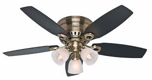 The first hunter ceiling fan with lights on our list here, this is the 44 inch dempsey model which the hunter fan company believe offers both a perfect lifestyle casa vieja present the ancestry hugger model which is visually perhaps one of the most stunning ceiling fans and lights on the list here! Hunter 52085 Antique Brass Hatherton 46 Hugger Indoor Ceiling Fan 5 Reversible Blades And Led Light Kit Included Brass Ceiling Fan Ceiling Fan Ceiling Fan With Light