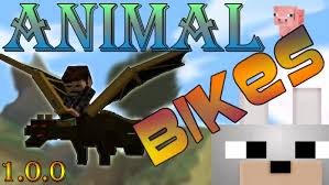 Each of the bikes has a special fun ability. Animal Bikes Mod For Minecraft 1 14 4 1 13 2 1 12 2 1 11 2 Minecraftsix