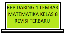 It was first identified in december 2019 in wuhan,. Rpp Daring 1 Lembar Matematika Kelas 8 Terbaru Kherysuryawan Id