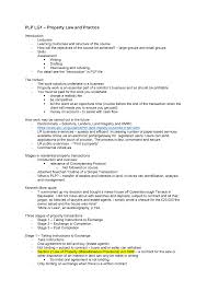 Plp Lg1 Property Law And Practice Pgdip Cardiff Studocu