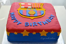 Futbol club barcelona is responsible for this page. Barcelona Birthday Cakes