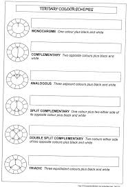 Tertiary Color Scheme Student Worksheet Colortheory Colorscheme Arteducation Teachingart Worksheet Freeprintab Art Classroom Art Handouts Art Curriculum