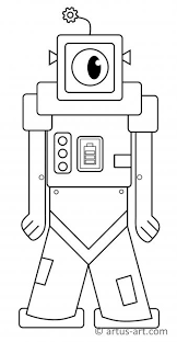 Indem du fortfährst, akzeptierst du unsere datenschutzerklärung. Cooler Roboter Ausmalbild Gratis Ausdrucken Ausmalen Artus Art
