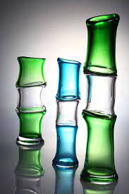 新中式风格节节高摆件工艺品竹节琉璃艺术品奇莱空间艺术设计 淘宝网 installation art traditional style style