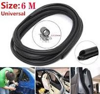 Auto Türdichtung 2 Stück Autotür Dichtung Gummi - Universal D-förmig, 6m  Lang - Für Tür, Motorhaube, Kofferraum - Schalldämmend & Wetterfest ...