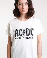 They continue to rock decades later. T Shirt Ac Dc Weiss 407936912f49 Pimkie