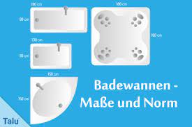 Die größe einer badewanne wird oft unterschätzt. Badewanne Eckbadewanne Masse Und Normgrossen Nach Din Talu De