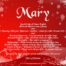 Mary Name Meaning Names With Meaning Hebrew Names Names
