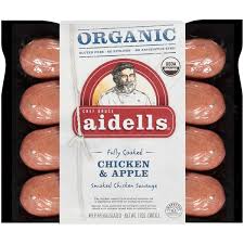 Slice up aidells chicken and apple sausage, zucchini, and carrots, etc. Aidells Organic Smoked Chicken Sausage Chicken Apple 12 Oz 4 Fully Cooked 12 Oz Instacart