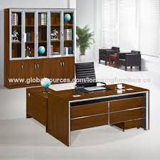 Smooth patented glide suspension allows for a quiet drawer opening. Nice Design Executive Office Table With Locking Drawer Executive Table Global Sources