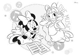 Malvorlage Daisy Und Minnie Coloring And Malvorlagan