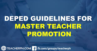 The state shall establish, maintain, and support a complete, adequate, and integrated system of. 2019 Deped Guidelines For Master Teacher Promotion Teacherph