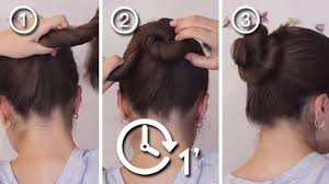 Ce look faussement négligé revient souvent à la mode et ne manque pas de faire so. Voila Comment Realiser Un Chignon Sans Aucune Epingle Ni Elastique