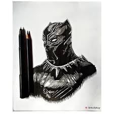 Remember how fast steve can go in winter. Black Panther Pen And Pencil Art à¤•à¤² à¤¸ à¤• à¤š Artifyany Hyderabad Id 22832604497