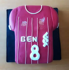 Liverpool football jersey cake gerard 8. Liverpool Shirt Birthday Cake The Joy Of Cake