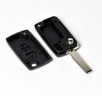 JONGO - Kit Transformation en Coque de Clé Pliable Compatible avec Peugeot  107 & 307 | Coque Clé Pliante | Boitier Clef Plip Voiture Télécommande 2 ...