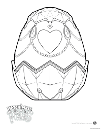 Hatchimals happy newyear 2017 hatchy coloring pages printable. Hatchimals Pixies Egg Coloring Pages Printable