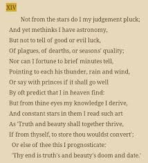 Sonnet 14 By Shakespeare Sonnets Poems Book Quotes