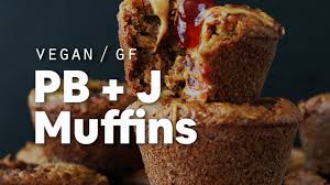 Spread slices with honey or serve with ice cream. Peanut Butter And Jelly Muffins Plant Based Gf Minimalist Baker Recipes Youtube