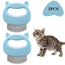 Different dog breeds shed in different amounts: Buy Pet Grooming Shedding Brush For Dog Cat Hair Deshedding Massage Comb Effective Dematting Comb For Cats Cat Shell Comb Dog Brush End Shedding Removal Brush Tool 2 Pcs Blue Online In Kuwait