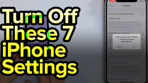 7 Iphone Settings You Need To Turn Off Now Youtube Iphone Info Iphone Information Iphone Life Hacks