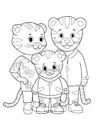 Free Printable Daniel Tiger Coloring Pages Decoromah In 2020 Family Coloring Pages Family Coloring Coloring Pages For Kids