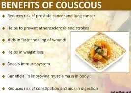When properly prepared, its wonderfully light and fluffy and great for soaking up rich sauces and stews. 15 Wonderful Benefits Of Couscous You Must To Know My Health Only