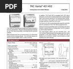 XM Monitoring Modules Specifications | PDF | Amplitude | Relay