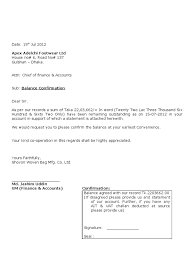 Download a bank account closing letter format doc file and learn how to write a letter to close bank account. Balance Confirmation Letter Dtd 10 07 2011 Bengal South Asia