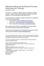 A reflection paper is a type of paper that requires you to write your opinion on a topic, supporting it with your observations and personal examples. Self Reflective Essay Examples Tablon
