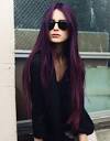 Wine Dark Purple Hair