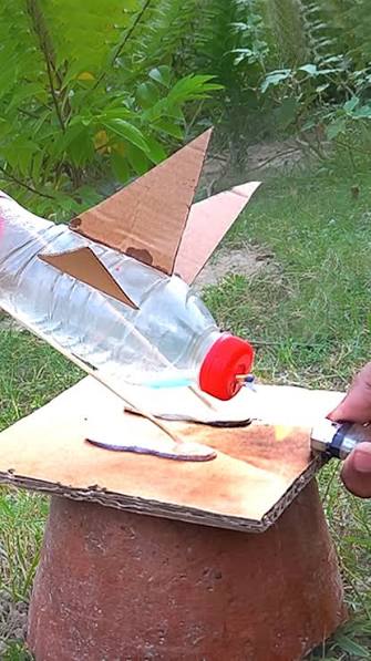 How to make a rocket at home using plastic bottle | Rana Craft | Facebook