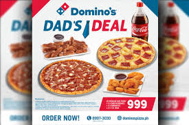 Domino's pizza ilə hədiyyə xallar qazanın və onları inanılmaz təklif və endirimlərlə əvəzləyin. Father S Day Special Promo From Domino S Food Finds Asia