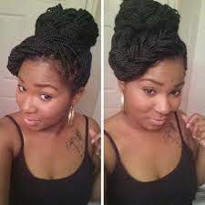 Just look at these gorgeous alternate braids which meet to create one of the most beautiful instances of goddess braids styles. 61 Beautiful Micro Braids Hairstyles Stayglam Braided Hairstyles Updo Micro Braids Hairstyles Box Braids Updo
