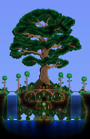 Living Tree House For The Dryad Terraria Terraria House Design Terraria House Ideas Terrarium Base
