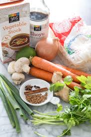Rezept Vegetarisches Pho Vietnamesische Nudelsuppe Rezepte Nudelsuppe Leckeres Essen