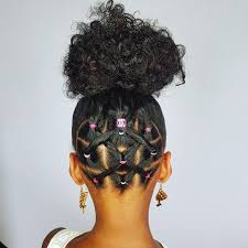 A classic girls' hairstyle, hair is set in multiple simple twists, and embellished with colorful barrettes or hair ties that can be changed daily to match different outfits to correspond with your little girls ootd. Cute And Easy Updo Hairstyles For Little Girls Natural Hair Styles Short Hair Styles Easy Easy Updo Hairstyles