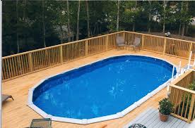 All Decked Out For Summer Swimming Pools Backyard Semi Inground Pools Pool
